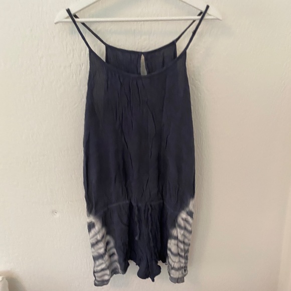 Tie dye boho lucky brand romper swim coverup - Picture 2 of 5